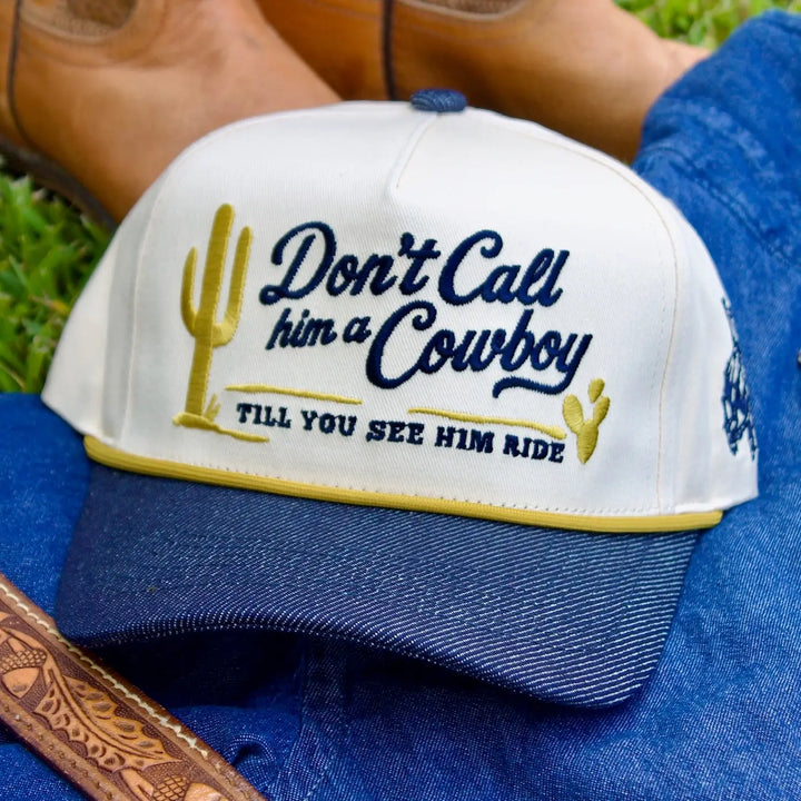 Don't Call Him A Cowboy Canvas Cap