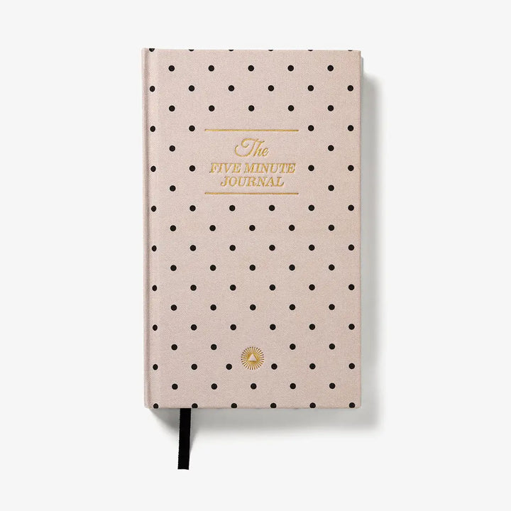 The Five Minute Journal Beige Polka Dot | Exclusive Print