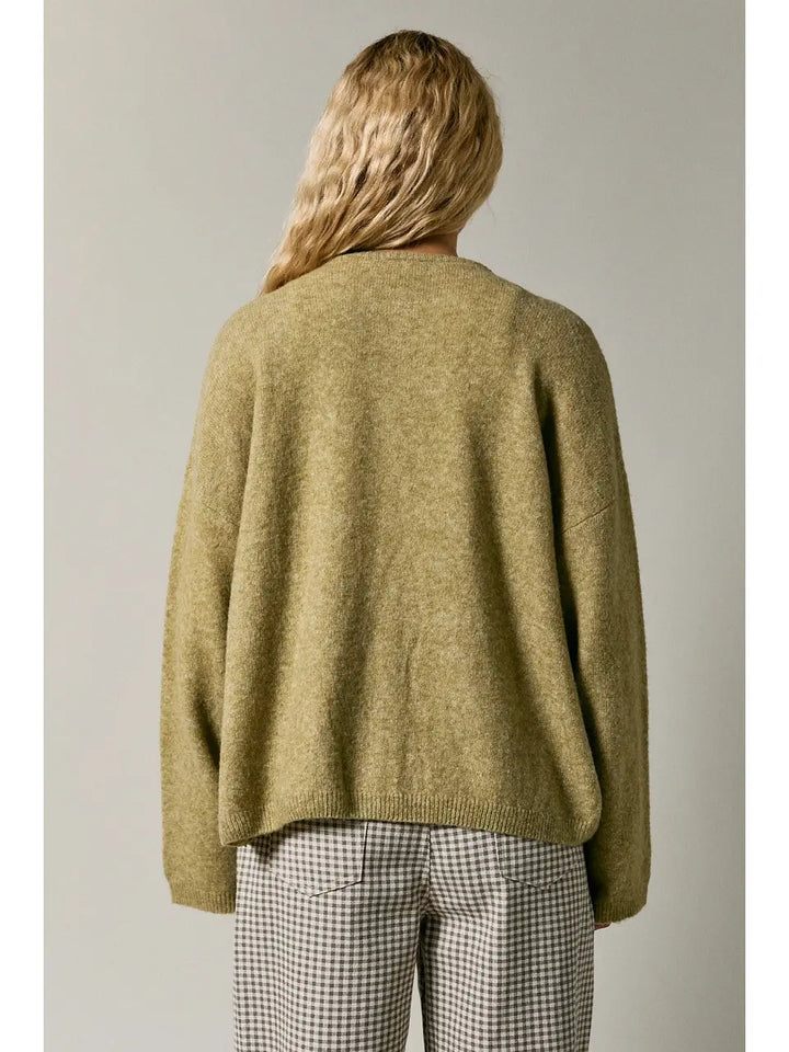 Olive Lightweight Cardigan