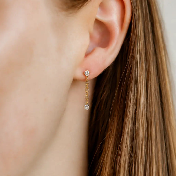 Screwback Stud Earrings - Holland Gold