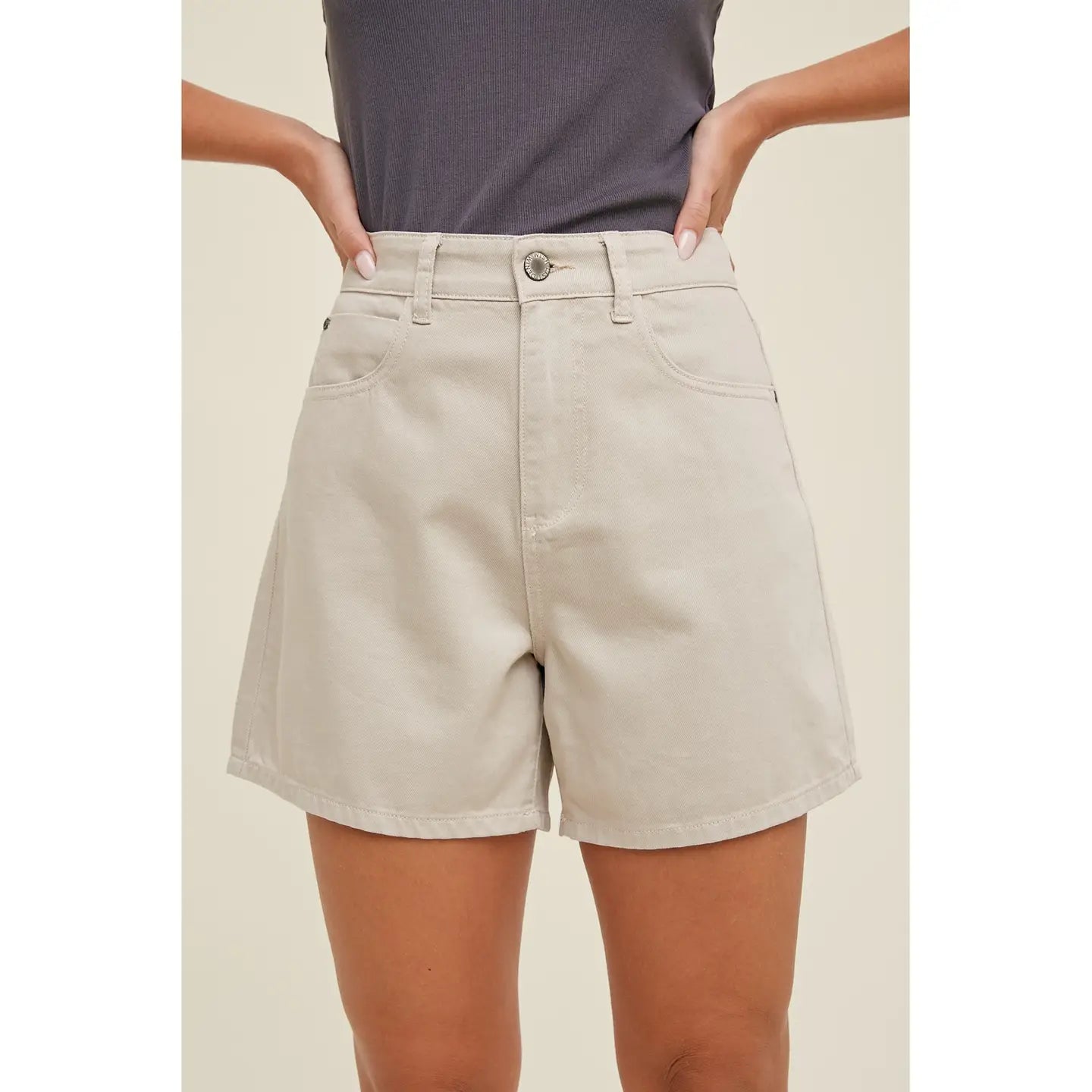 Classic Denim Mom Shorts