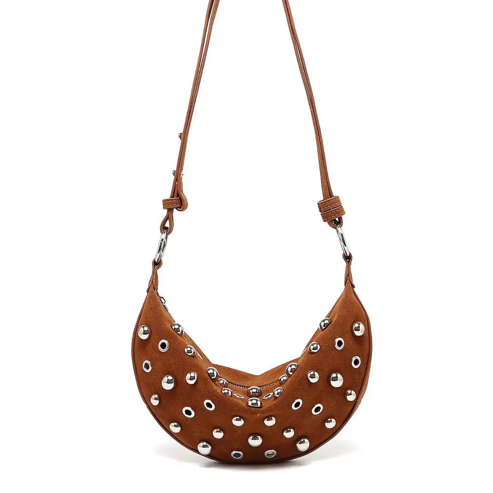 Studded Punk Rock Handbag Shoulder Bag