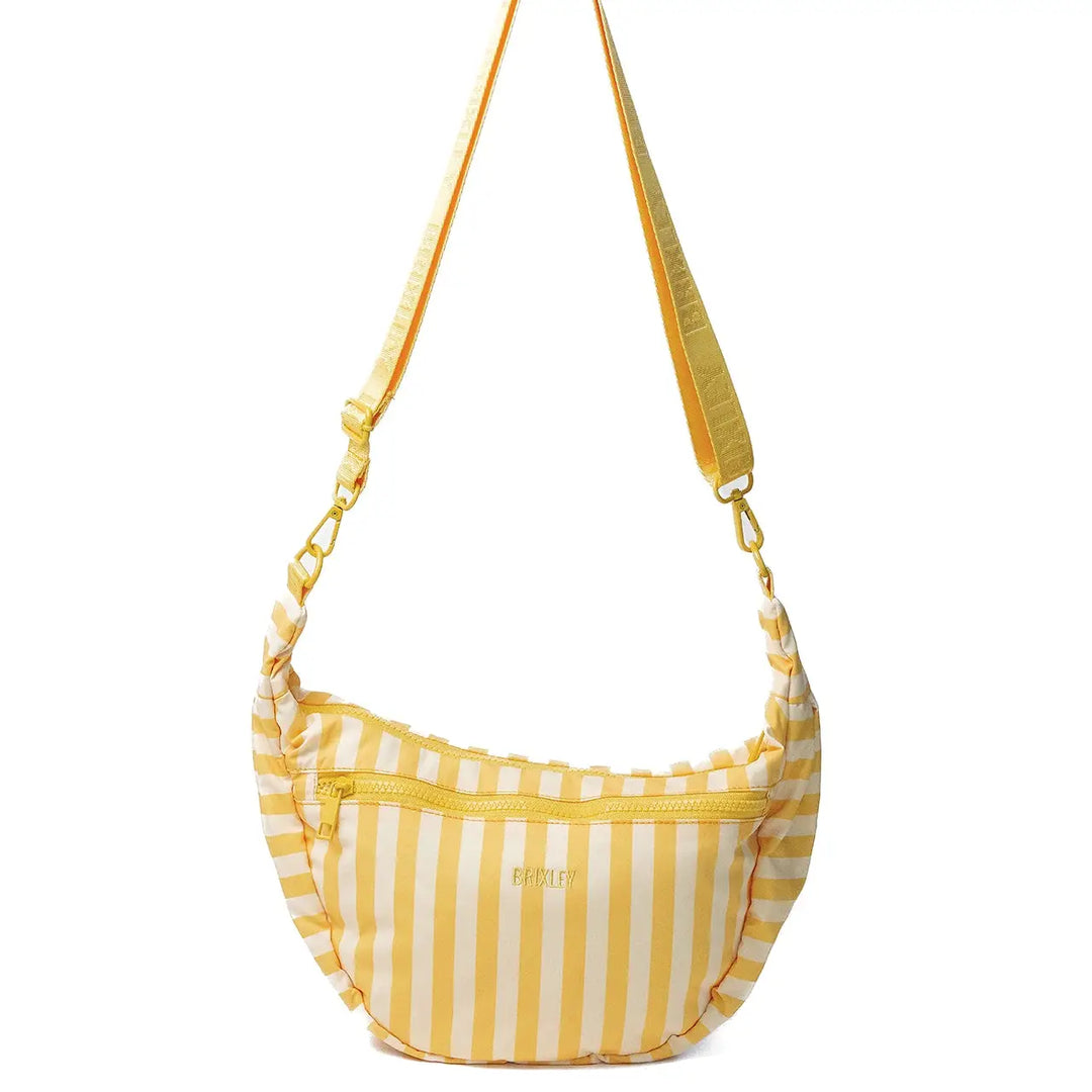 Sunbeam Stripe Crescent Bag | Brixley