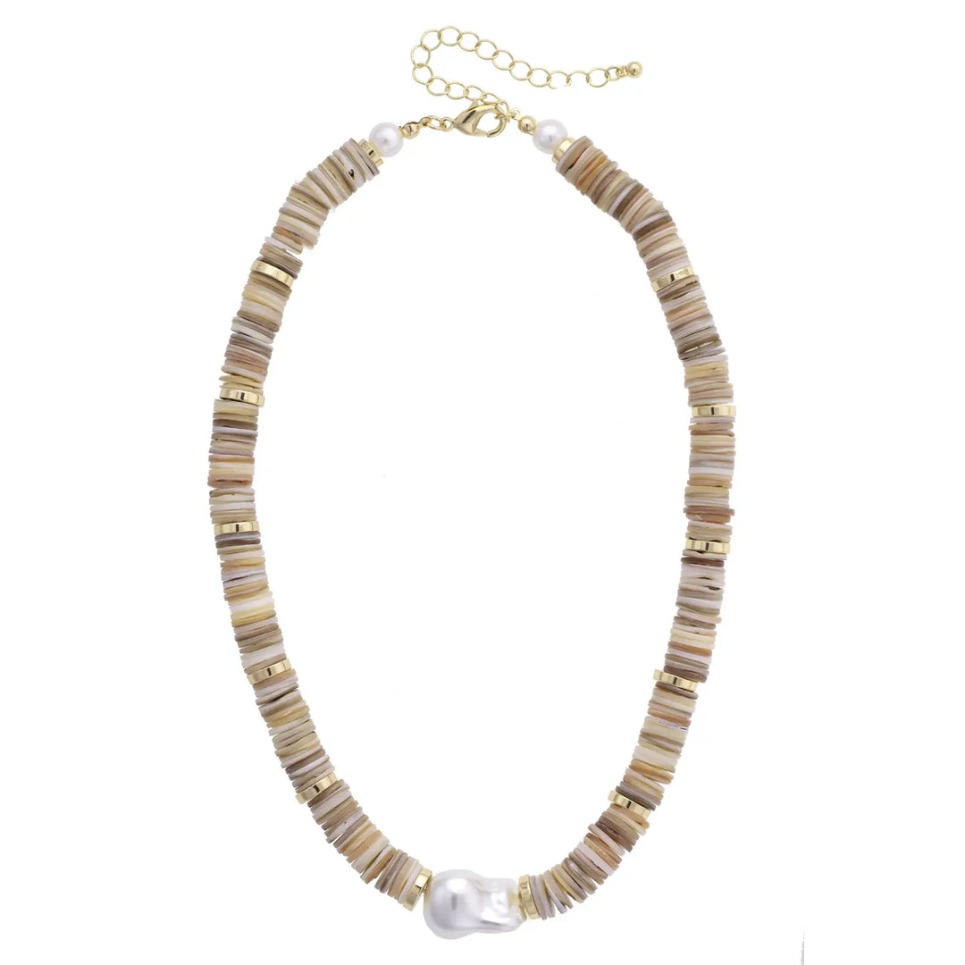 Natural Pearl Shell Necklace
