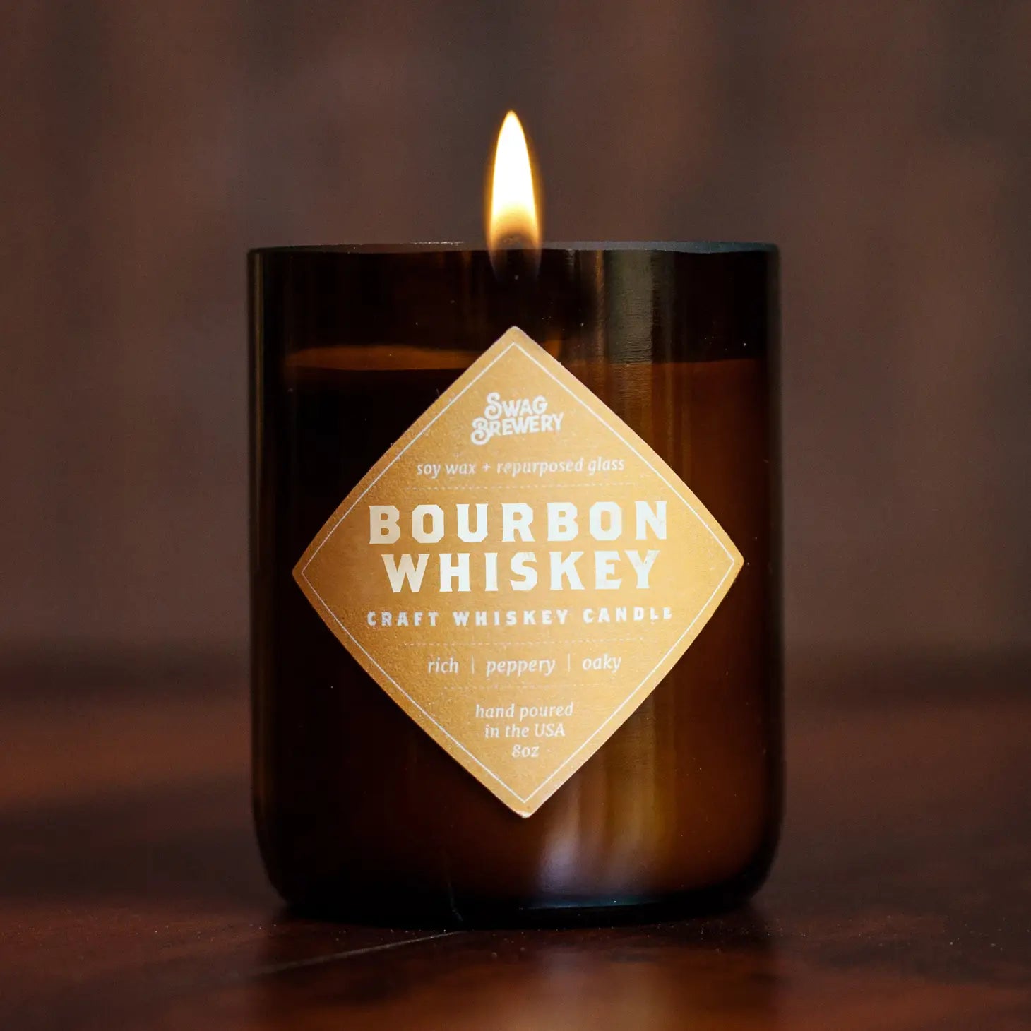Bourbon Whiskey Brew Candles