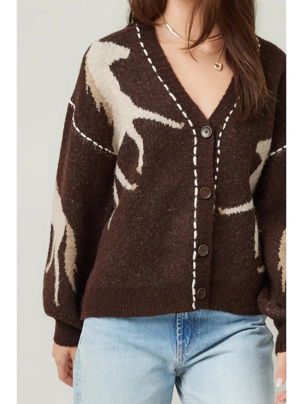 Horse Cozy Cardigan