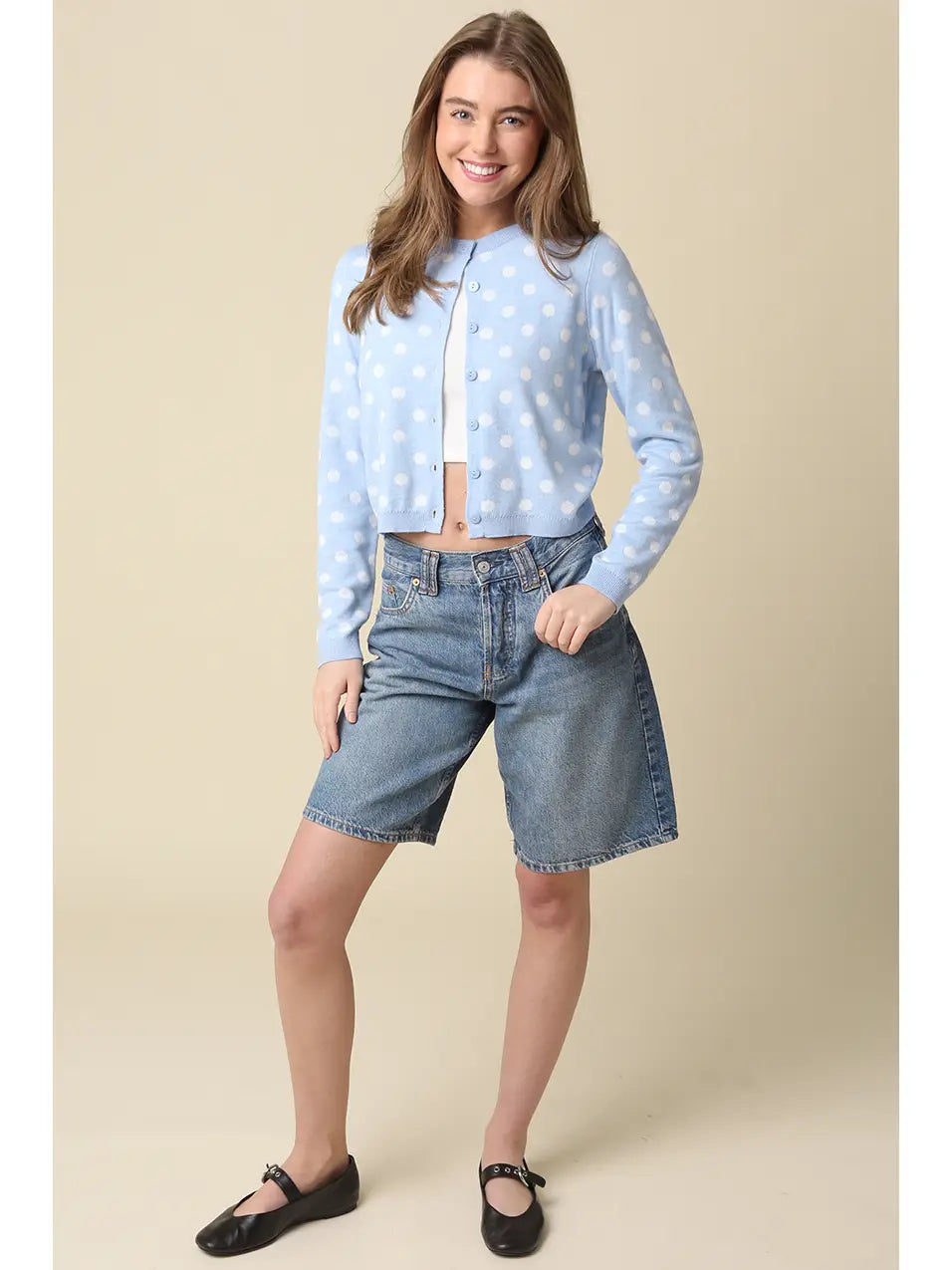 Callie Polka Dot Cardigan