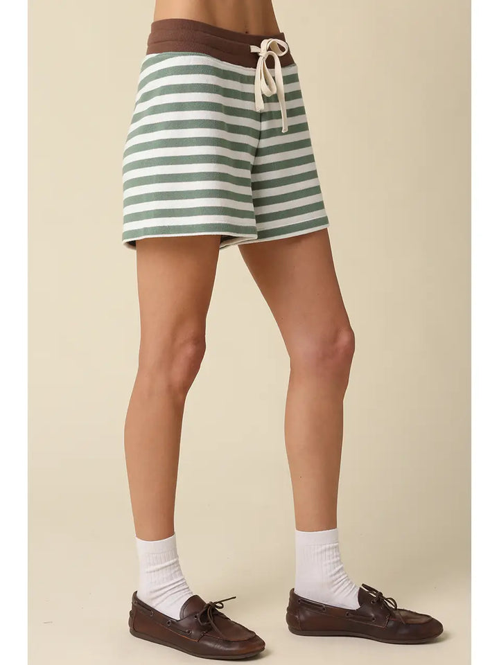 Averil Striped Lounge Shorts