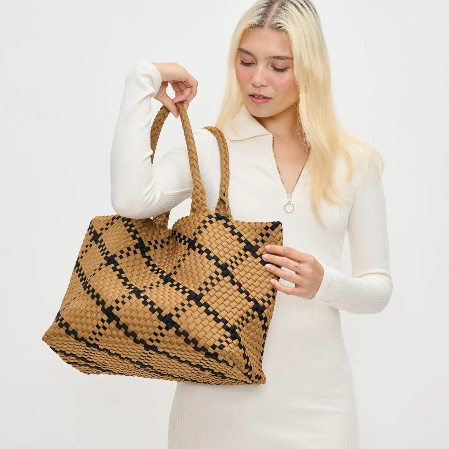 Sky's the Limit - Large Woven Neoprene Tote