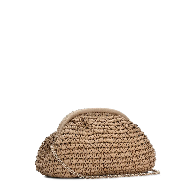 Camel - The Brynn Straw Clutch