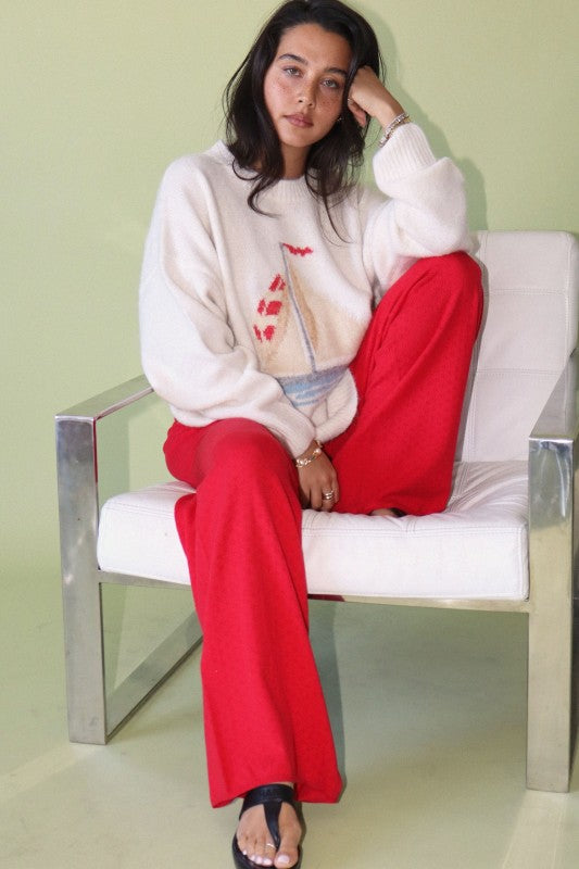 Let's Sail Cozy Crewneck