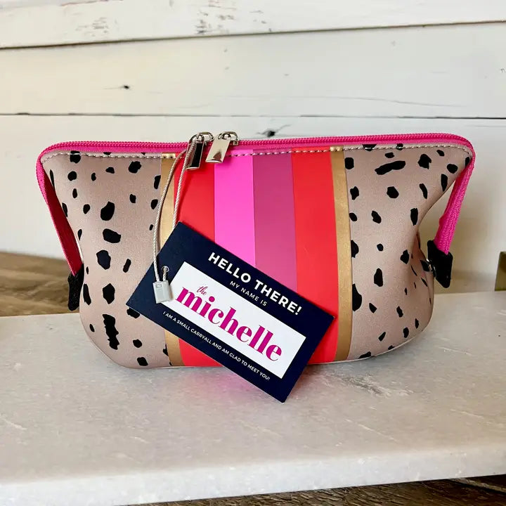 The Michelle Small Neoprene Makeup Bag