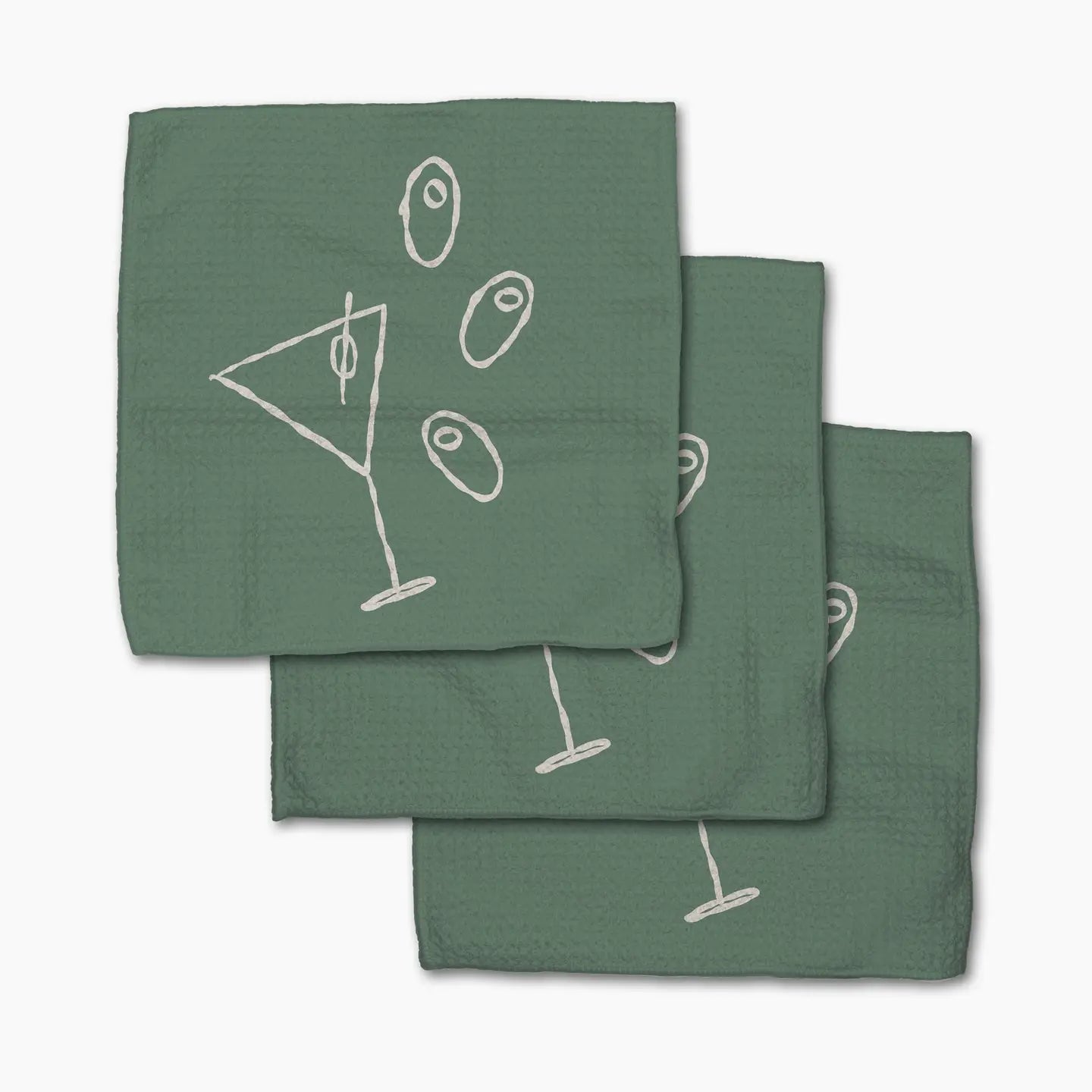Shaken Not Stirred Dishcloth Set