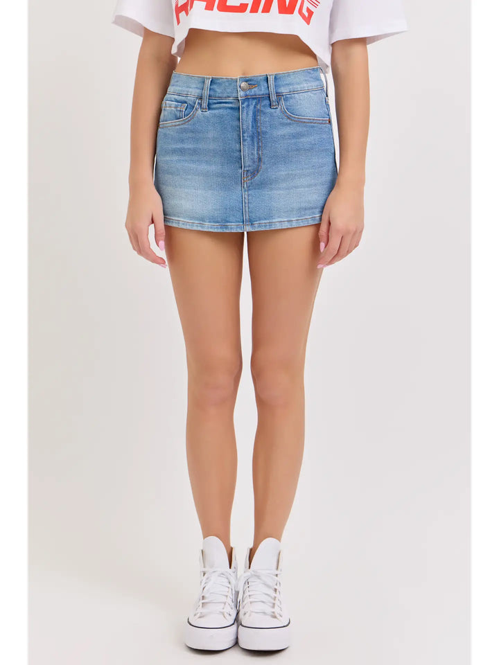 Mid Waisted Mini Skort