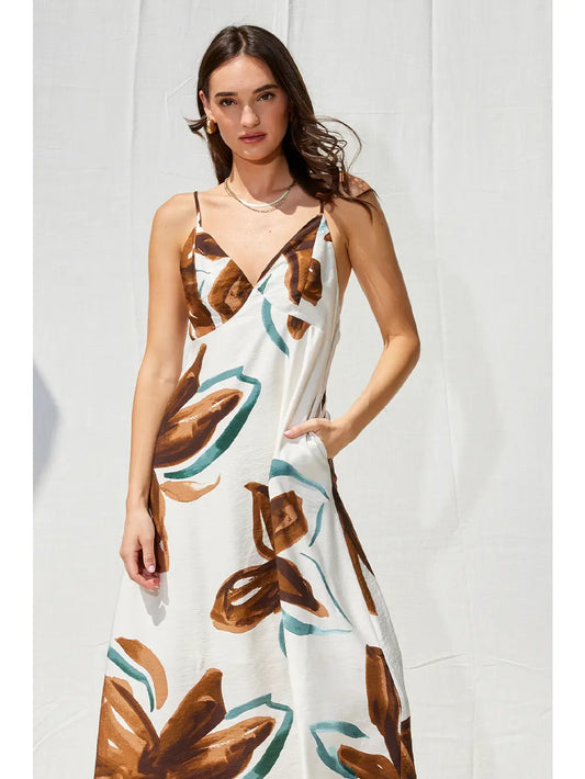 Coastal Fall Maxi Dress