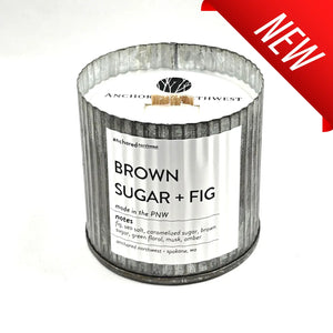 Brown Sugar and Fig Woodwick Candle