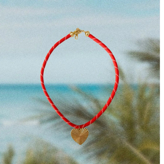 Venice Heart Rope Necklace
