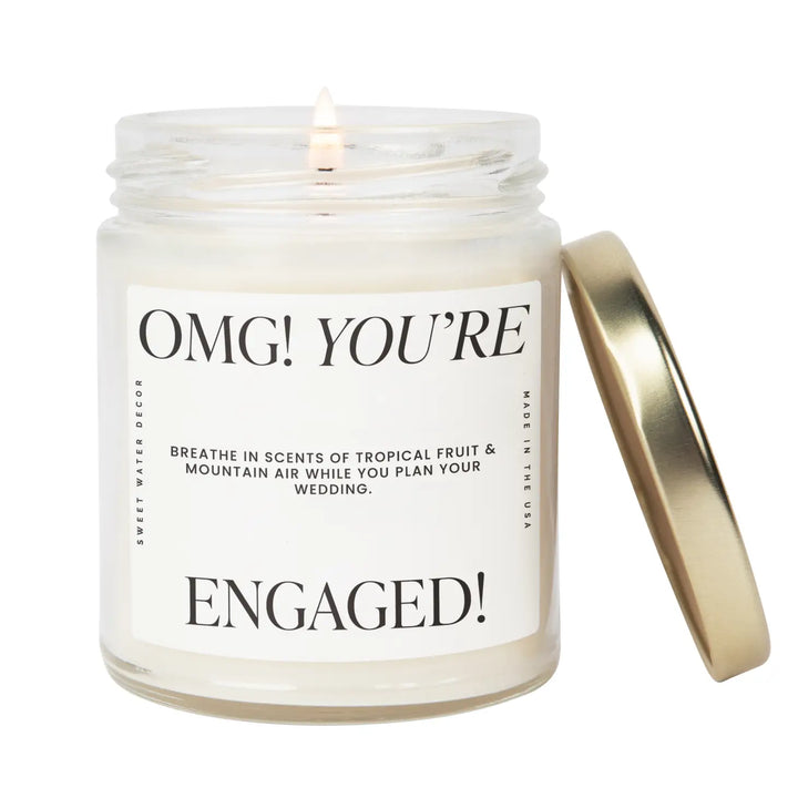 OMG! You're Engaged Candle | Bridal