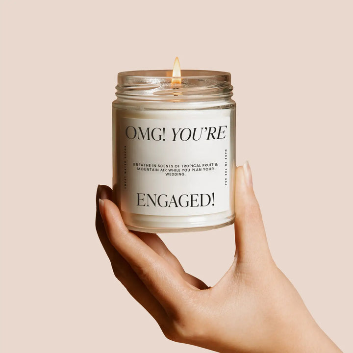 OMG! You're Engaged Candle | Bridal