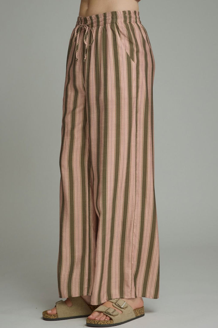 Strawberry Kiwi Striped Pants