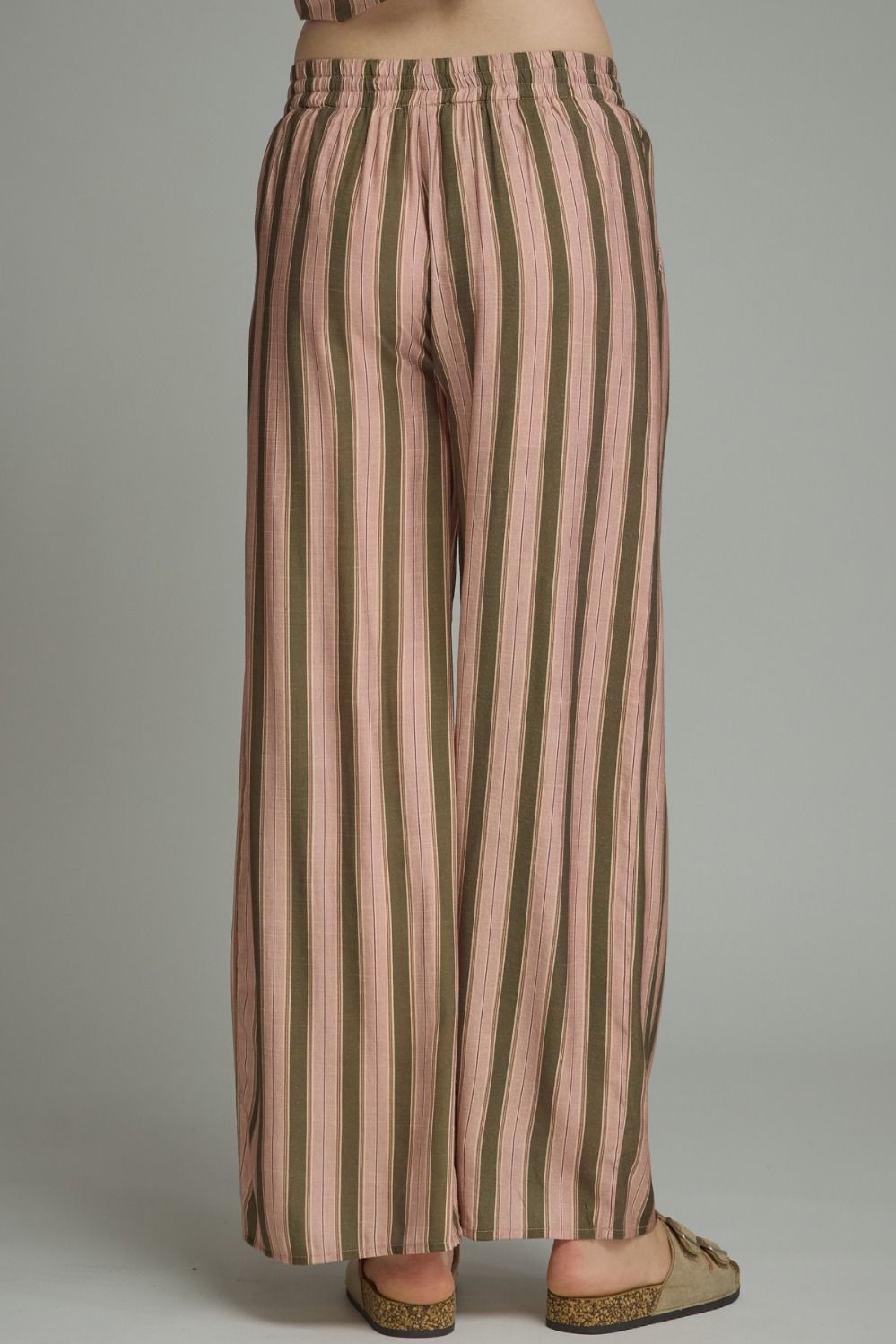 Strawberry Kiwi Striped Pants