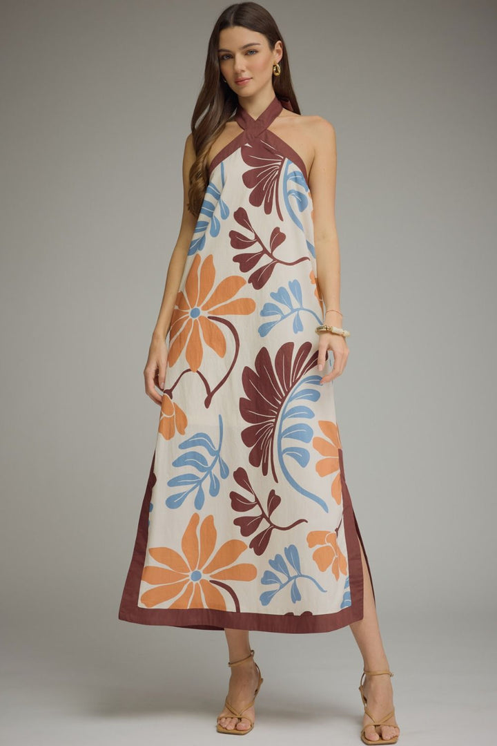 Autumn Breeze Midi Dress