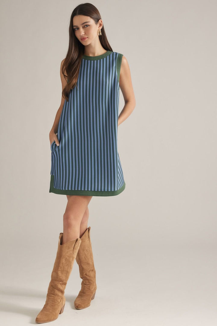 Striped Shift Dress