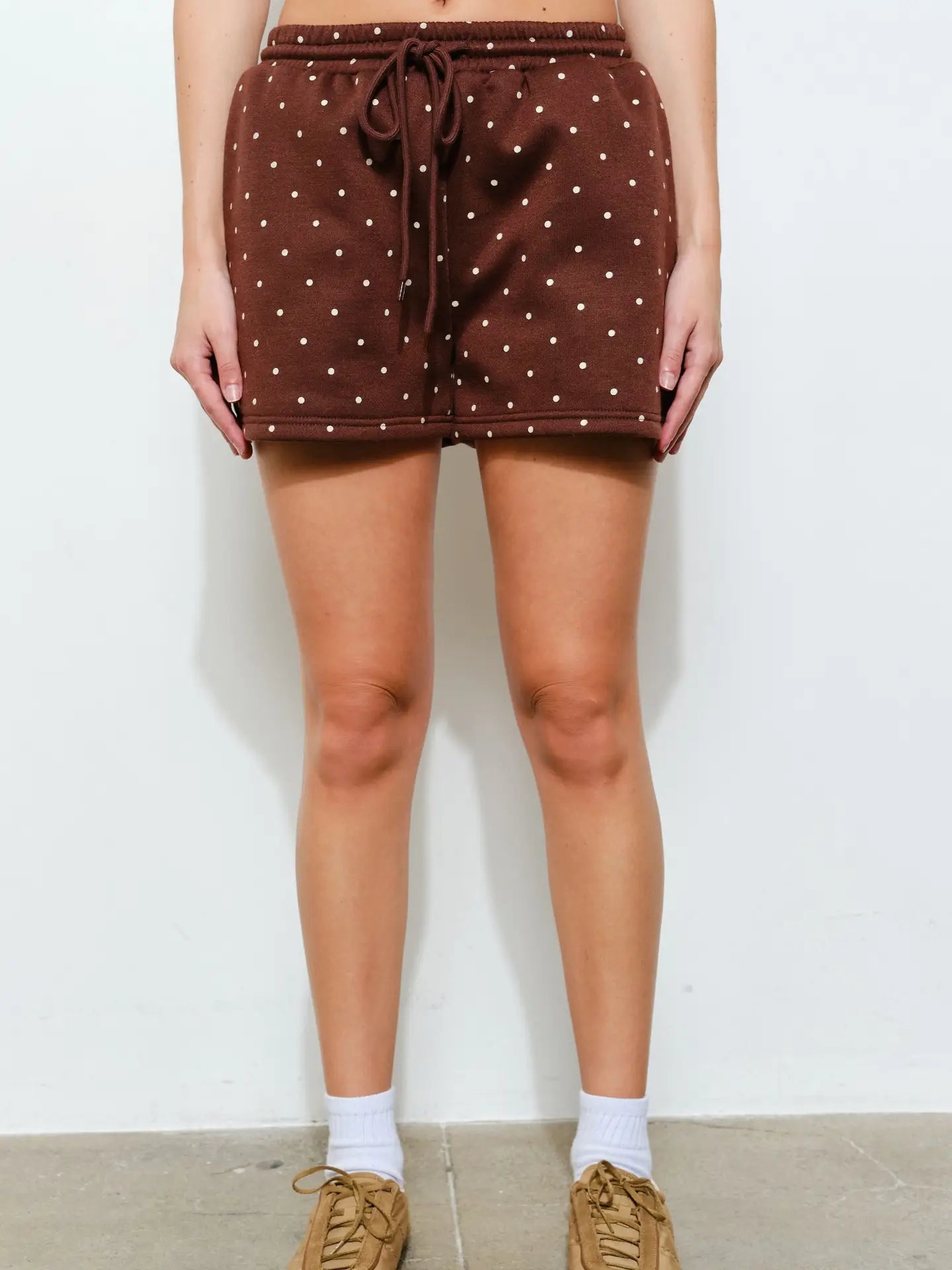 Bambi Polkadot Sweat Shorts - Cute, Lounge