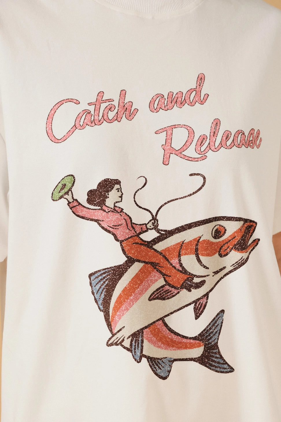 "Catch and Release" Fish Graphic Tee