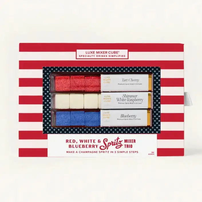 Red, White & Blueberry Spritz Mixer Set | Cherry, Raspberry & Blueberry