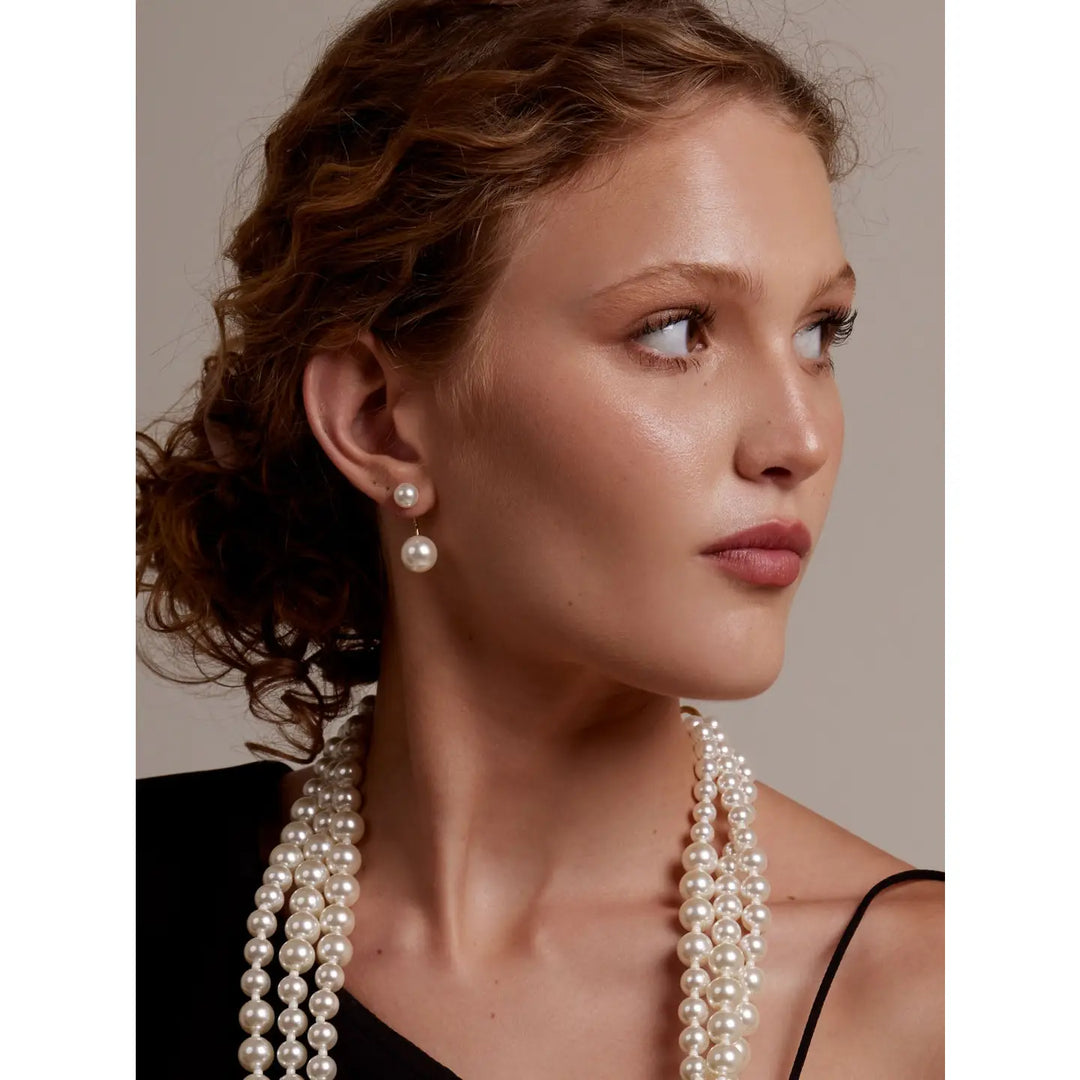 Pearl Ear Jacket Earring
