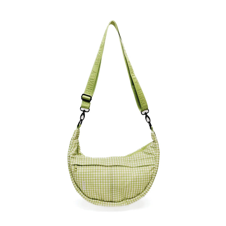 Picnic Plaid Crescent Bag - Brixley Bags