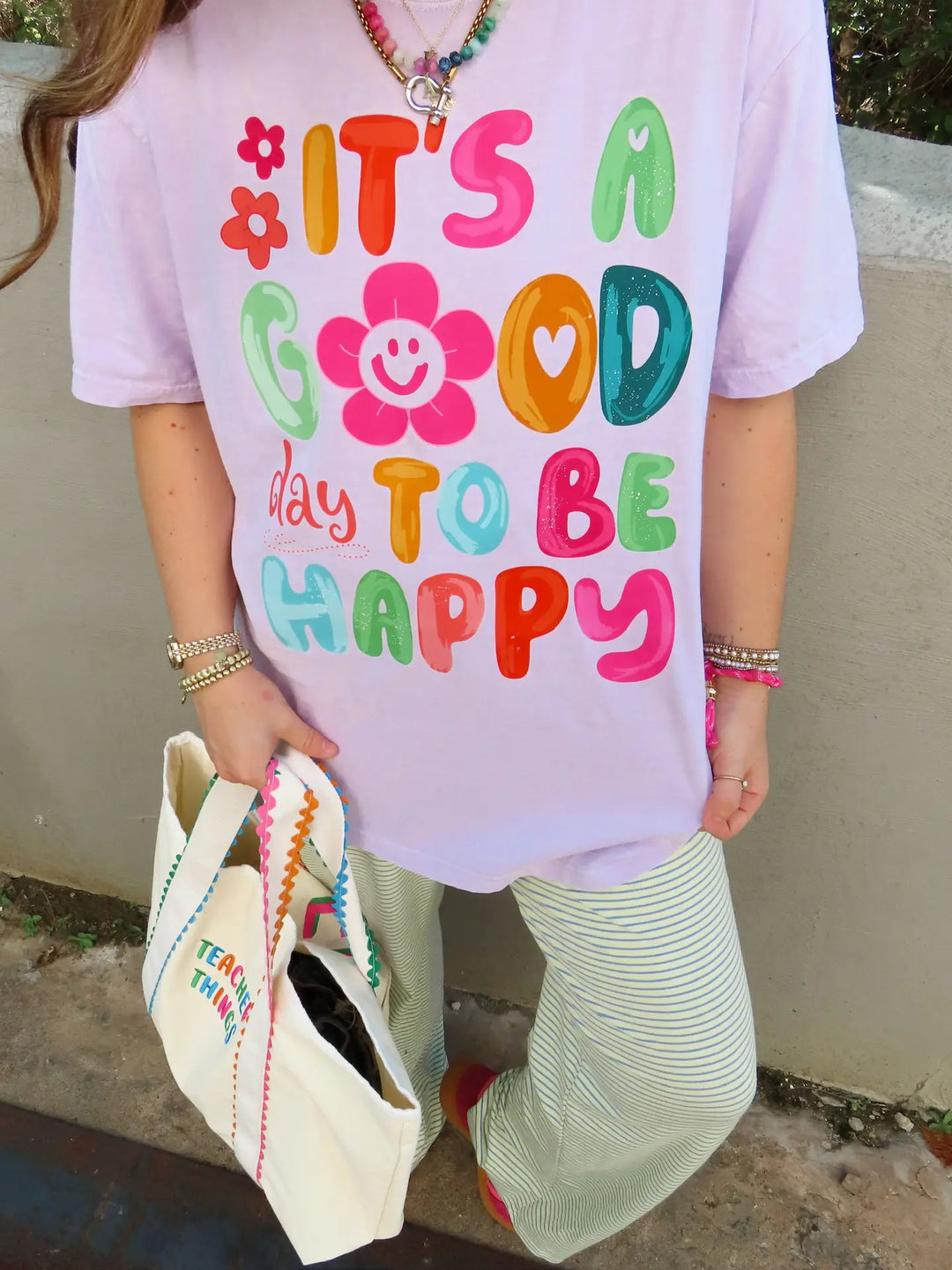 Good Day To Be Happy Graphic Tee
