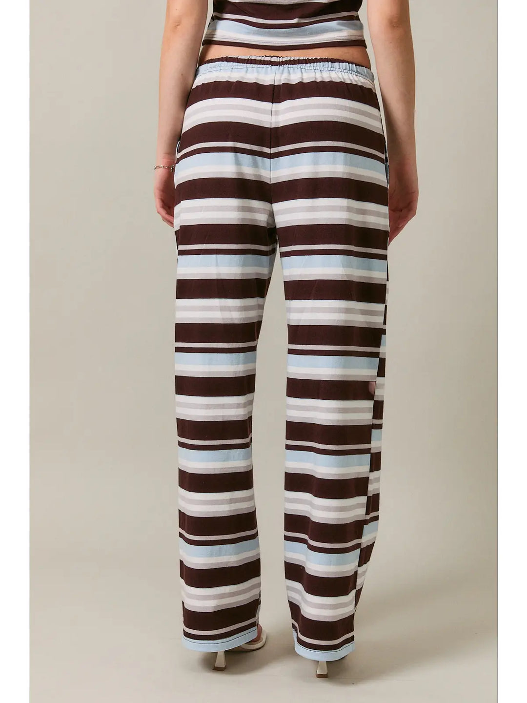 Mid Waisted Wide Leg Pants