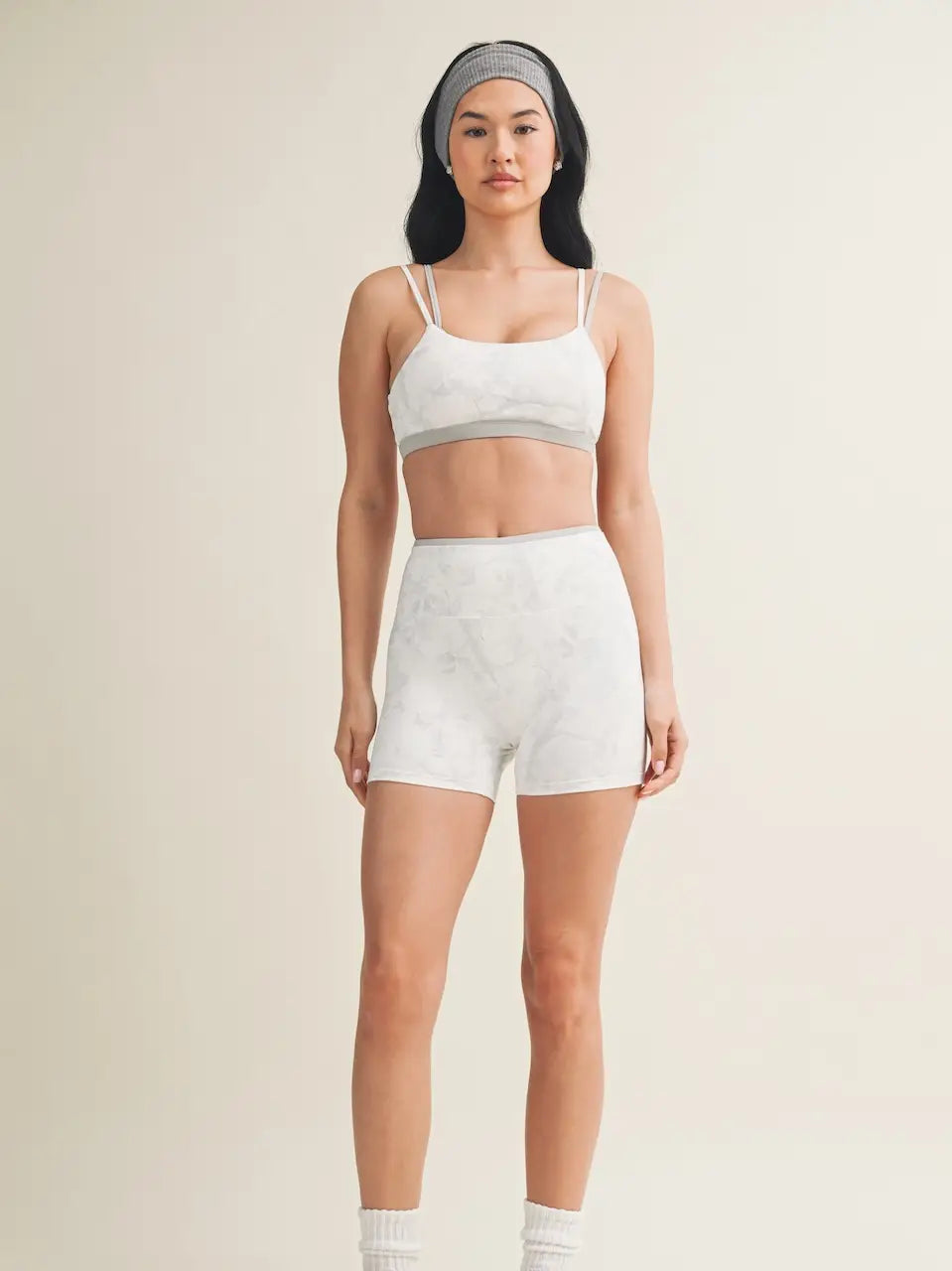 Camo Print Double Layered Sports Bra