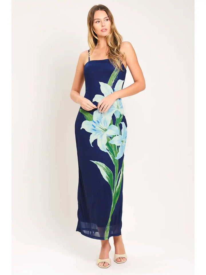 Sweet Escape Mesh Midi Dress
