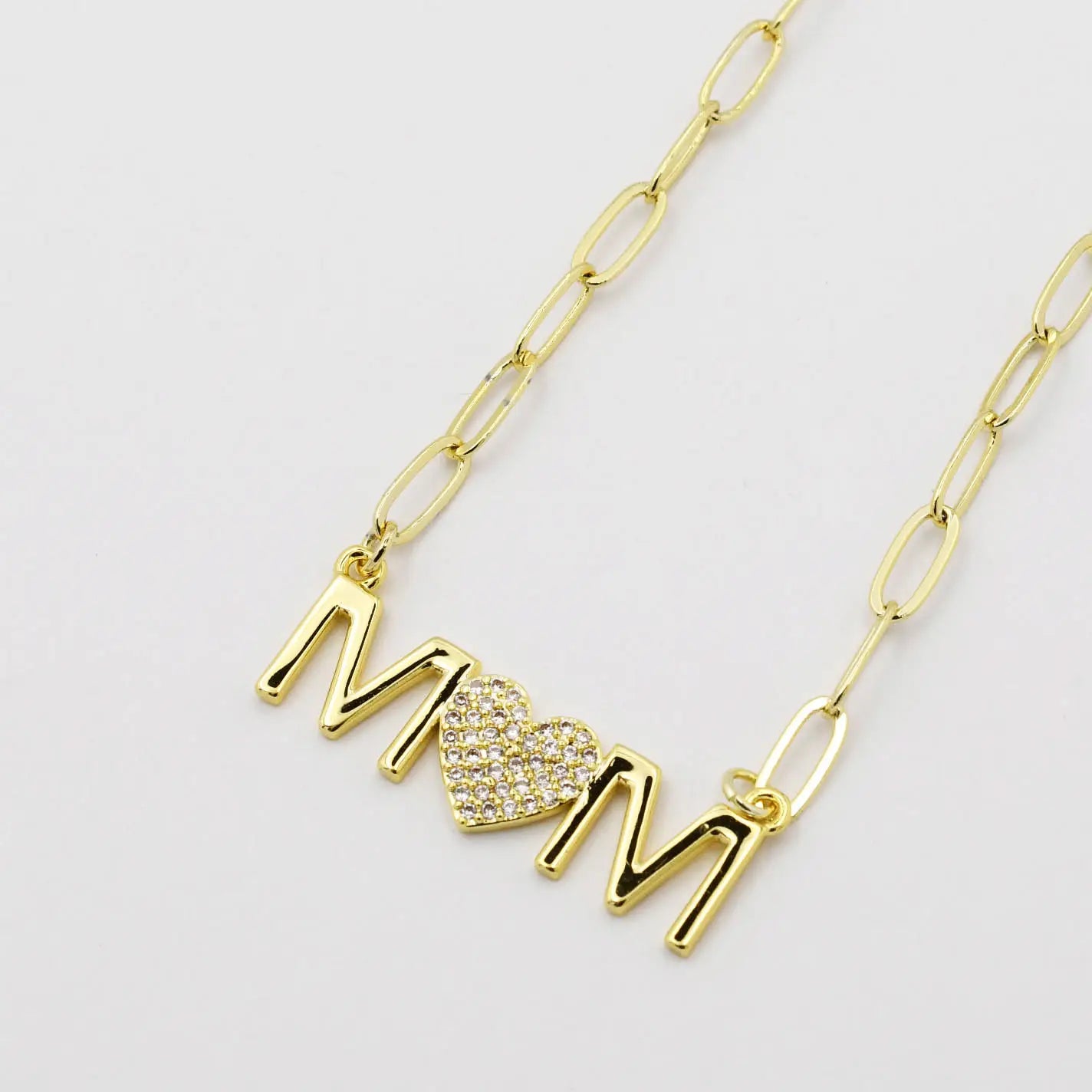 Mom Heart Gold