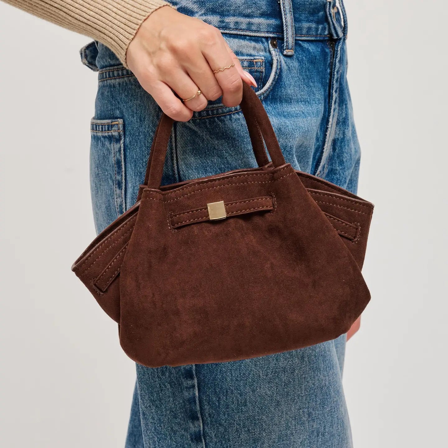 Selena - Faux Suede Crossbody