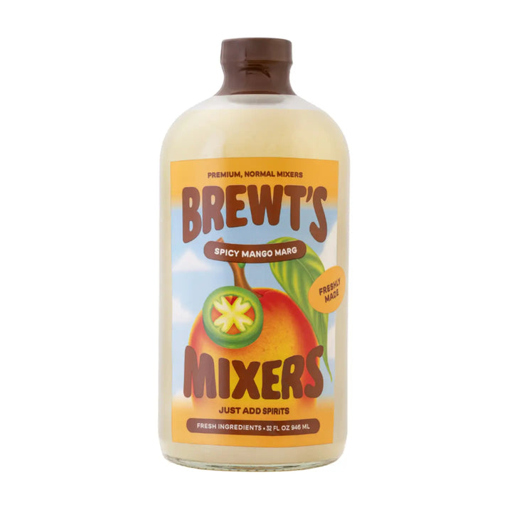 Brewt's Spicy Mango Margarita Mix | 32 oz