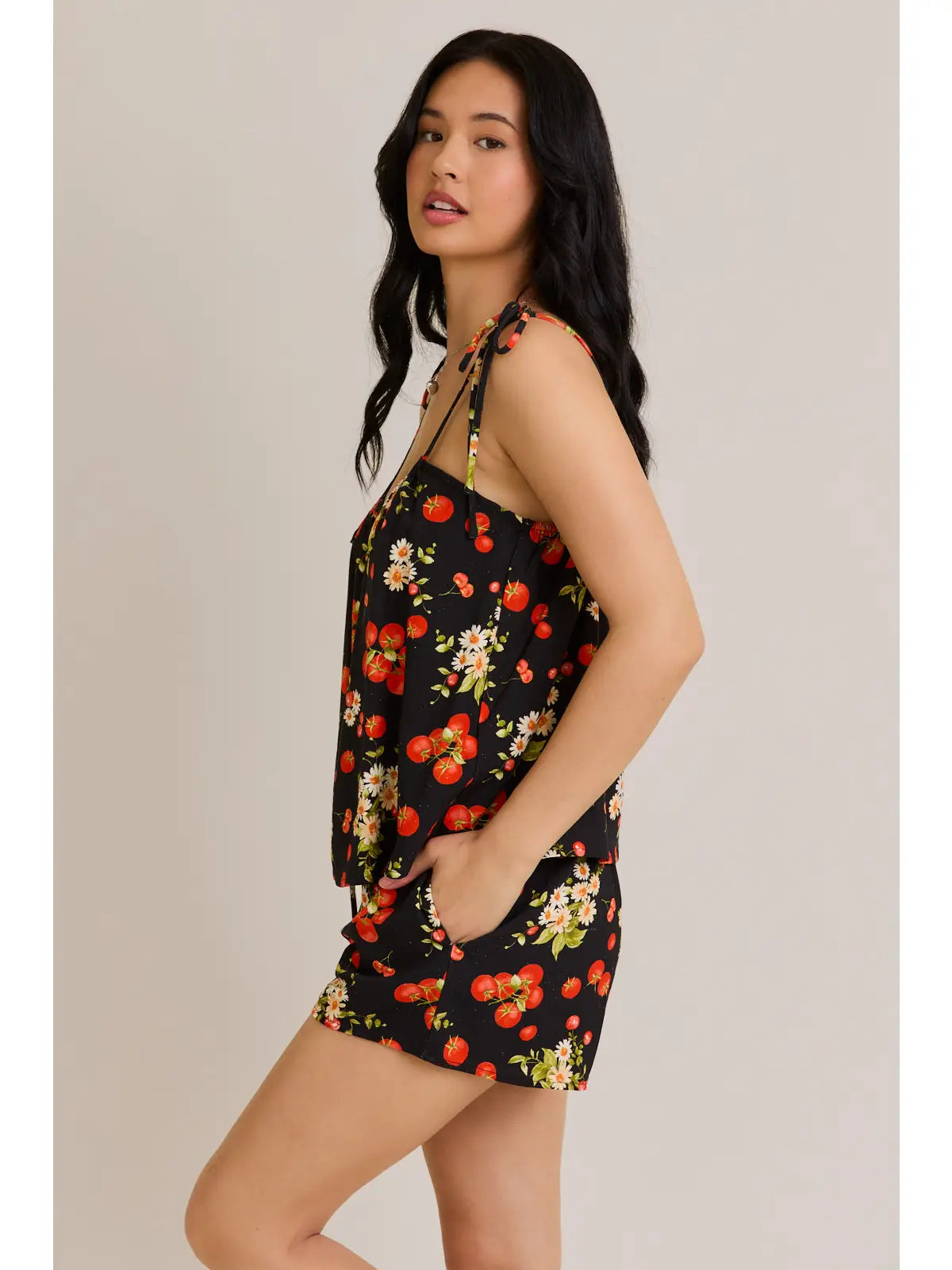 Fresh Picked Tomato Babydoll Top