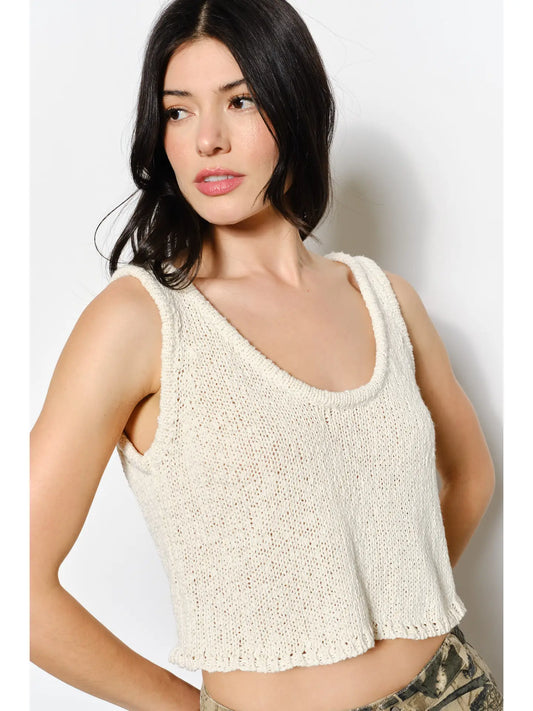 Dani Boucle Knit Tank