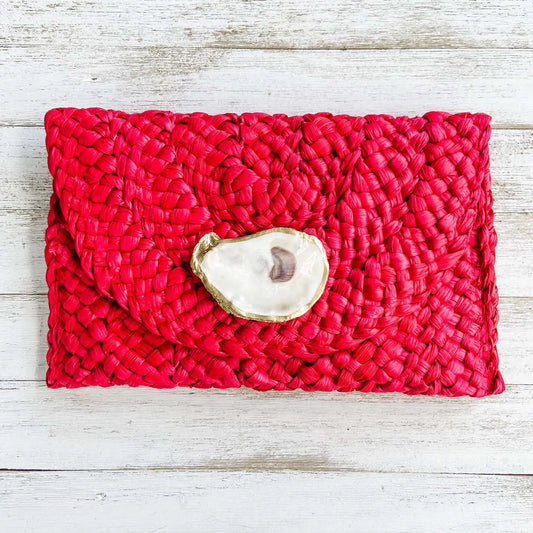 Red Oyster Clutch