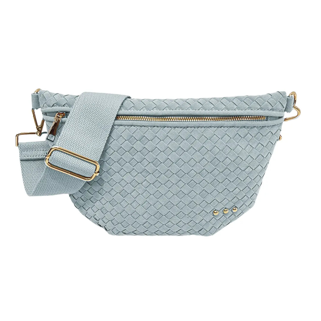 Suede Ice Blue Westlyn Bum Bag
