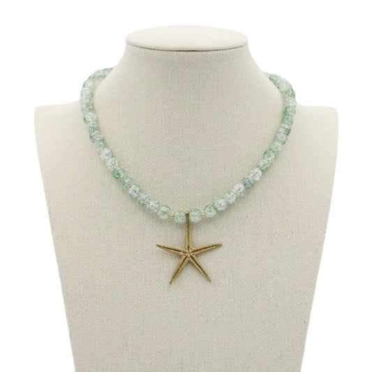 Coastal Glow Necklace - Seafoam