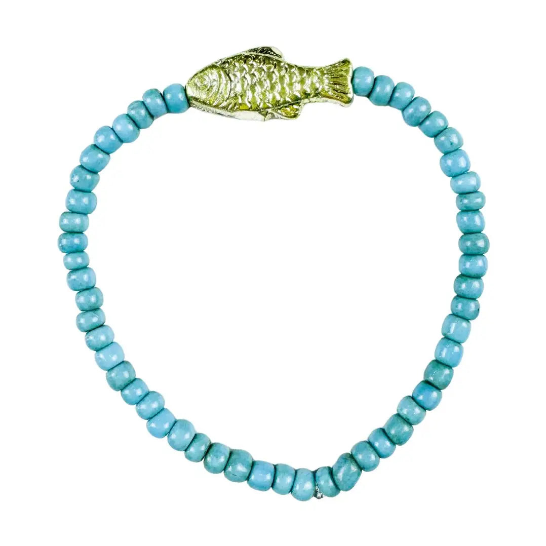 Simple Seed Bracelet | Azul Fish