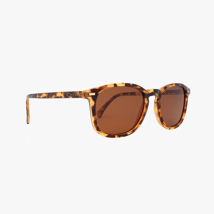 Bean Classic Tort Polarized Unisex Round Classic Sunglasses
