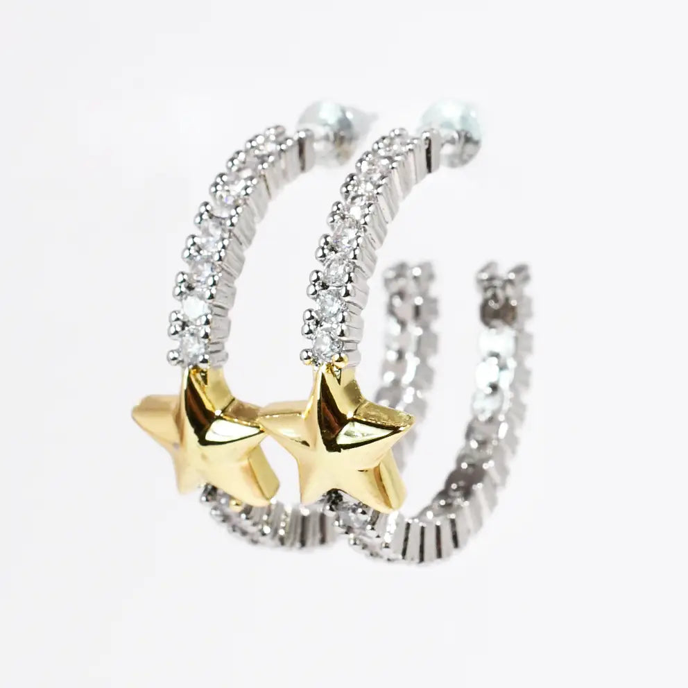 Glam Star Hoops