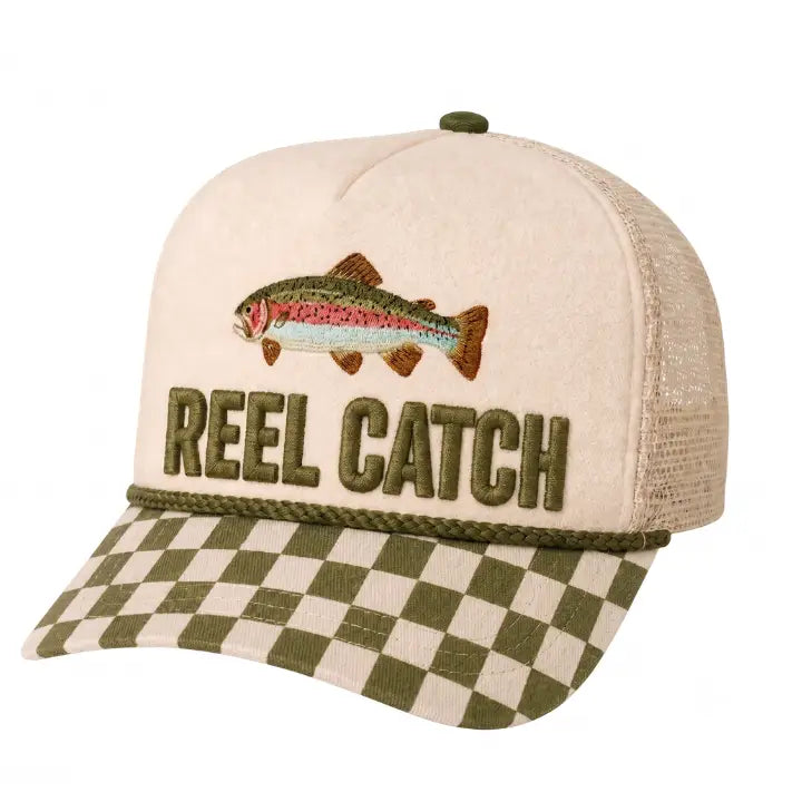 Reel Catch Trout Trucker Hat