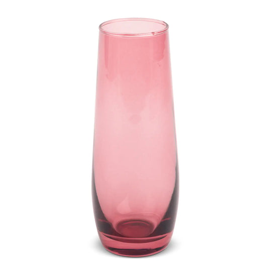 8oz Champagne Glass Pink