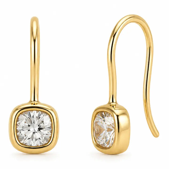 Sloane Bezel Earrings